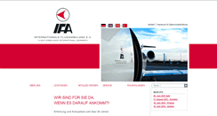 Desktop Screenshot of ifa-flugambulanz.de